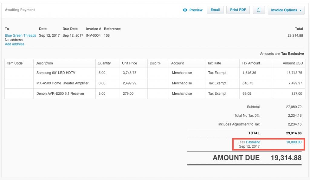 Posting Invoice Payments to Xero – Mothernode Support