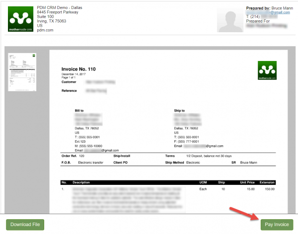 Setting-up Online Invoice Payment Options in Mothernode CRM ...