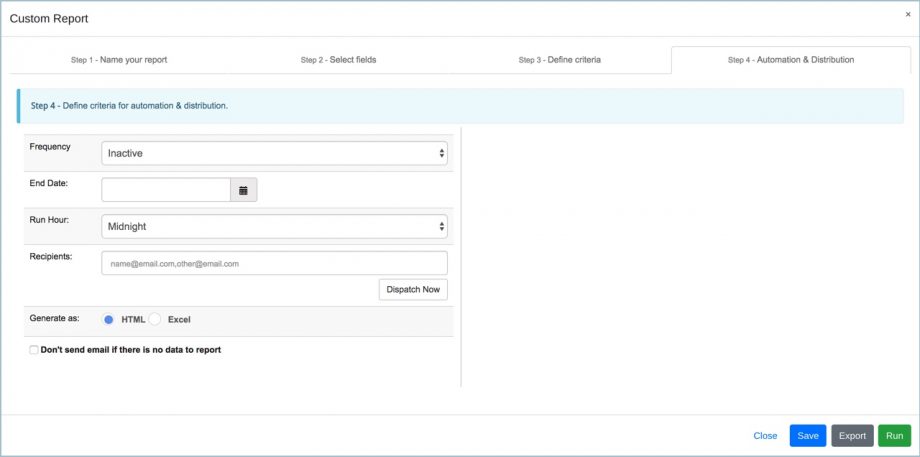 Creating Custom Reports – Mothernode Support
